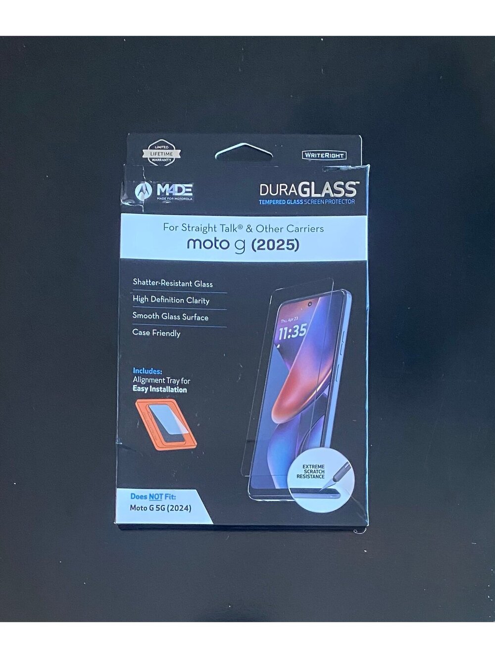 DuraGlass Tempered Glass Screen Protector for Motorola moto g 2025